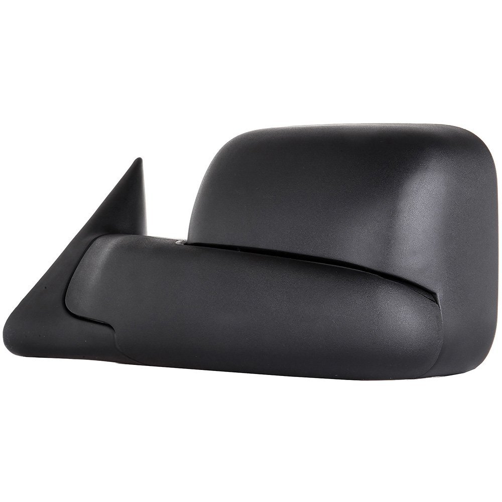 Towing Mirror Driver Side For 1994 To 2002 Dodge Ram 1500 2500 3500 Manual Adjusted And Folding Black Dual Mirrors Lh Front