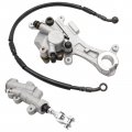 M Mati Rear Brake Caliper Master Cylinder Hose For Yamaha Yz250f 2009-2020 Yz450f 2009-2019 17d-2580w-01-00 33d-2583v-00-00