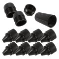 1 375 In X 24 Black Cone Shaped Sealed End Replacement Parts Aluminum Alloy For Kenworth Peterbilt Volvo Freightliner Mack 