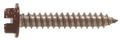 8 X 0 5 In Hex Washer Head Slotted Sheet Metal Screws Stainless Steel With Painted 25 Pack Model 4461 
