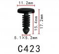Autobahn88 Weatherstrip Clip Compatible With Gm Ford Amc Oem 20413107 388246s Pack Of 20