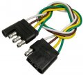 Pico 1873l 4-way Trailer Electrical Connector 12 Male And Female 9 Per Card