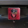 Best Christmas Ever Lab Dog Turkey Leg Tow Trailer Hitch Cover Plug Insert