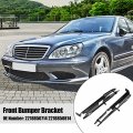 1 Pair Left And Right Side Front Bumper Mounting Support Bracket 2218850714 2218850814 For Mercedes-benz S550 2007-2013 S400