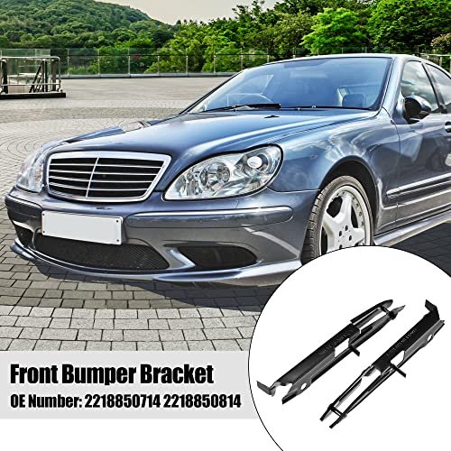 1 Pair Left And Right Side Front Bumper Mounting Support Bracket 2218850714 2218850814 For Mercedes-benz S550 2007-2013 S400