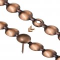 Uxcell 3pcs Upholstery Tacks Strips 1meter Glossy Decorative Nail Trims For Sofa Headboard Chair Furniture With Nails 11mm