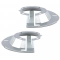 G-plus Front Brake Dust Shield Left Right Side Compatible With 2000 2001 2002 Dodge Ram 2500 3500 5015129aa