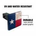 Rustic Texas State Flag Distressed Usa Tow Trailer Hitch Cover Plug Insert