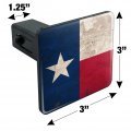 Rustic Texas State Flag Distressed Usa Tow Trailer Hitch Cover Plug Insert