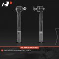 A-premium Set Of 2 1 Front Left Outer Tie Rod End Right Upper Compatible With Jeep Grand Cherokee 1999 2000 2001 2002 2003 2004