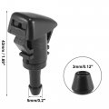 X Autohaux Front Windshield Washer Nozzles Wiper Spray For Subaru Impreza 2008-2014 Replaces 86636fg051 2pcs