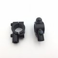 Semt- Black 1 25mm Motorcycle Handlebar 10mm Mirror Thread Mount Holder Clamp Adaptor B074ml11zf