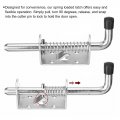 Uxcell Barrel Bolt Latch 2pcs 10x128mm Stainless Steel Spring Loaded Gate Pin Sliding Door Lock For Trailer Doors Cabinets