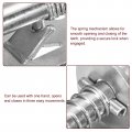 Uxcell Barrel Bolt Latch 2pcs 10x128mm Stainless Steel Spring Loaded Gate Pin Sliding Door Lock For Trailer Doors Cabinets