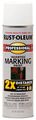 Rust-oleum 266593 Professional 2x Distance White Marking Spray Paint 15-ounce 