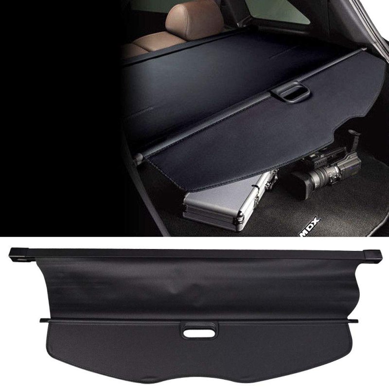 Freemotor802 For 2007-2013 Acura Mdx Rear Cargo Cover Oe Style Black Trunk Shielding Shade