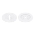 2 Pcs 17 Inch Flexible Cable Grommets Self-adhesive Desk Hole Cover Wire Organizer Cords Management For Office Desks Table 