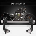 Qiilu Motorcycle Gas Tank Lift Kit Fit For Xl 883 1200 48 72 1995-up