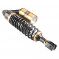 Mallofusa 320mm 2pcs Rear Motorcycle Shock Absorbers Suspension Eye To Clevis Universal For Kawasaki Honda Yamaha Suzuki Black