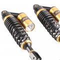 Mallofusa 320mm 2pcs Rear Motorcycle Shock Absorbers Suspension Eye To Clevis Universal For Kawasaki Honda Yamaha Suzuki Black