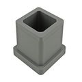 Quick Frame End Cap 9110 Gray Nylon 10 Pack Injection Molded Finishing Caps For Profile Ends 
