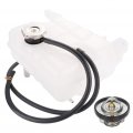Ocpty Thermostat Engine Coolant Reservoir Bottle Overflow Tank Fits For 2002-2007 Jeep Liberty
