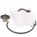 Ocpty Thermostat Engine Coolant Reservoir Bottle Overflow Tank Fits For 2002-2007 Jeep Liberty