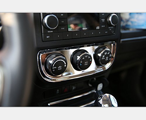 2011-2015 For Jeep Patriot Inner Accessories Air Conditioner Switch Button Trim Abs
