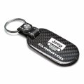 Ipick Image Made For Jeep Gladiator 100 Real Black Carbon Fiber Tag Style Key Chain