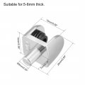 Uxcell Glass Shelf Brackets 10pcs Zinc Alloy Clamp Pegs Support Clip Shaft Mount For 5-8mm Thick