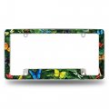 Rico Industries Butterflies Rainforest All Over Automotive License Plate Frame For Car Truck Suv 12 X 6 