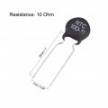 Uxcell Ntc Thermistor Resistors 10d-11 3a 10 Ohm Inrush Current Limiter Temperature Sensors Pack Of 20