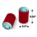 Cute Kawaii Rainbow Llama Unicorn Motorcycle Bicycle Bike Tire Rim Wheel Aluminum Valve Stem Caps
