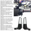 Adjustable Rotating Side Mirror 2pcs Motorcycle Wing Handlebar Rear View Seismic Replacement For S1000rr 2015a 2021