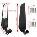 Adjustable Rotating Side Mirror 2pcs Motorcycle Wing Handlebar Rear View Seismic Replacement For S1000rr 2015a 2021