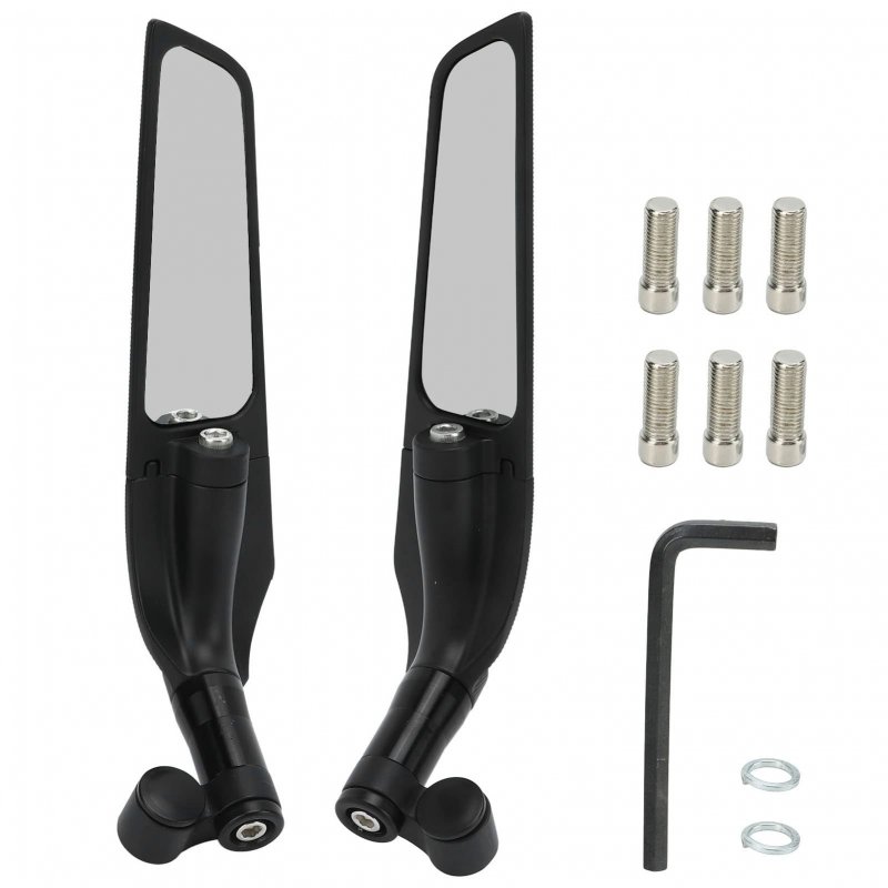 Adjustable Rotating Side Mirror 2pcs Motorcycle Wing Handlebar Rear View Seismic Replacement For S1000rr 2015a 2021
