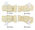 Newyall Pack Of 4 Front Rear Left Right Driver Passenger Side Power Door Lock Actuator