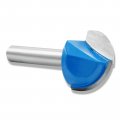 Ldexin 2 Pcs Core Box Router Bits 2-flute Round Nose With 1 4 Inch Shank Carbide Tipped Woodworking Cutter Tool 7 8 3 Dia 