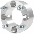 2 In Wheel Spacers 4x110 With Studs M10x15 Bore 84mm For Yamaha Yfb250 Timberwolf And Arctic Cat Atvs 2 Piece Set Silver 