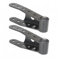 Wflnhb Black 6400 Rear Lowering Shackle Kit Replacement For Chevy Dodge Ford And Gmc