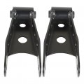 Wflnhb Black 6400 Rear Lowering Shackle Kit Replacement For Chevy Dodge Ford And Gmc