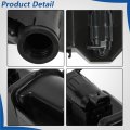 Black Windshield Washer Fluid Reservoir Tank With Pump Without Sensor Replacement For Maxima 2016-2023 Altima 2013-2017