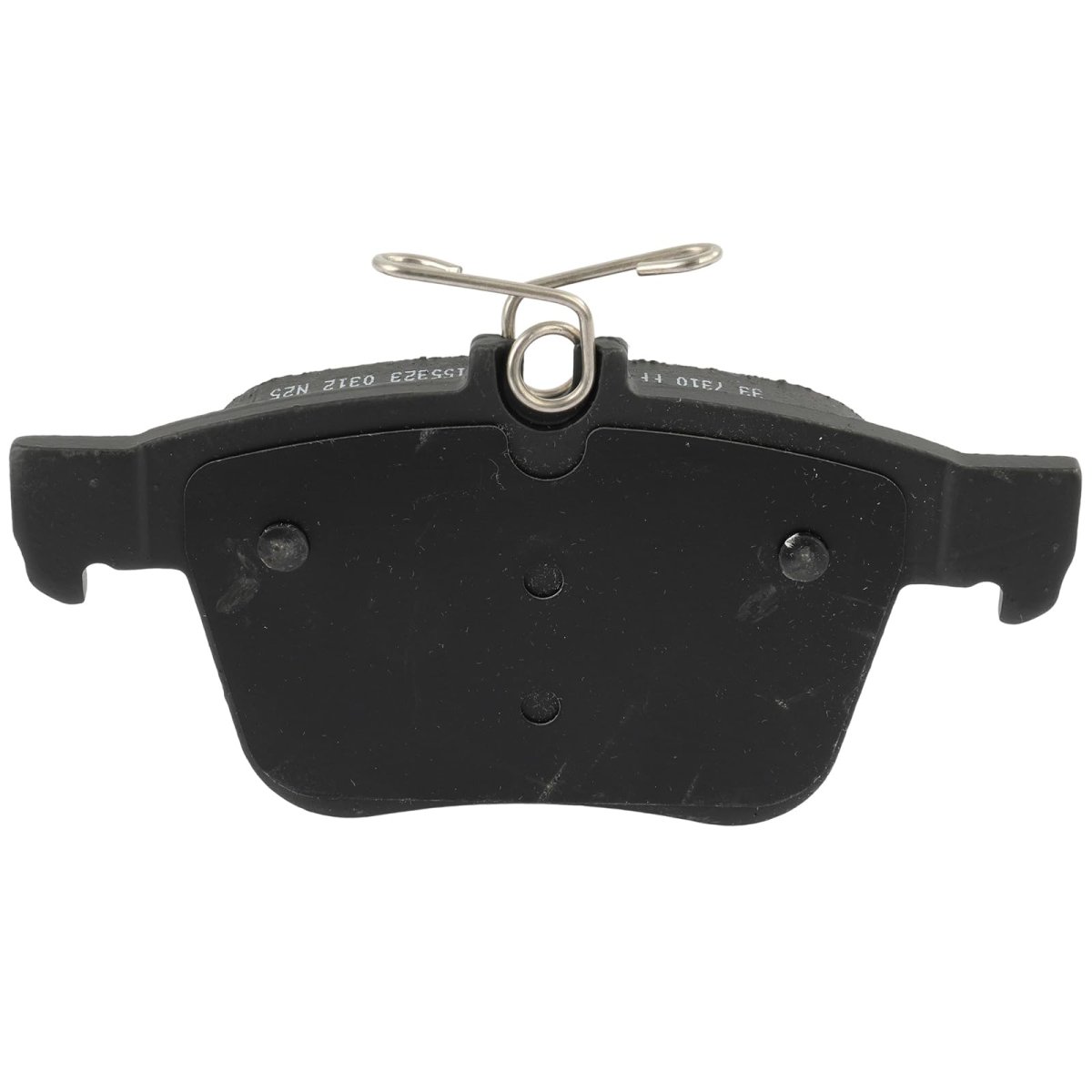 Rear D2255 Ceramic 4pcs W Hardware Disc Brake Pad Set