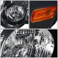 Auto Dynasty Smoked Housing Amber Corner Headlight Head Lamps Tool Kit Compatible With Ford Explorer 06-10