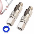 Jxzsj 1 4-inch Stainless Steel Airless High Pressure Spray Gun Swivel Joint For Graco Painters Spray Hose 2 Pack 