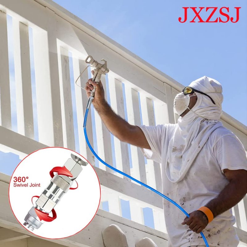 Jxzsj 1 4-inch Stainless Steel Airless High Pressure Spray Gun Swivel Joint For Graco Painters Spray Hose 2 Pack