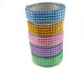 Honbay Set Of 5 Rolls Decorative Glitter Crystal Rhinestone Adhesive Tape Sticky Paper Masking For Scrapbooking Diy Crafts And 