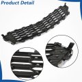 Black With Silvery Molding Frame Front Bumper Grille Upper And Lower Honeycomb 2pcs Replacement For Cruze 2016-2018