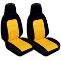 Totally Covers For 2006-2015 Mazda Mx-5 Miata Seat Black And Yellow 22 Colors Belt Holder Side Airbag Compatible Bucket 
