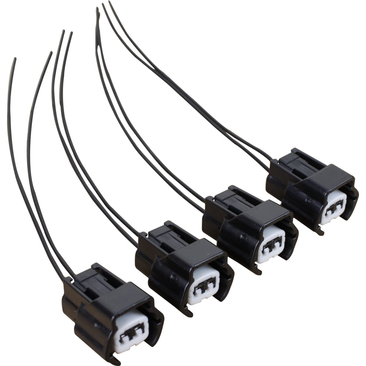 Set Of 4 Premium Fuel Injector Connector Pigtails For 1994 To 2001 Nissan Infiniti Wh1004x4